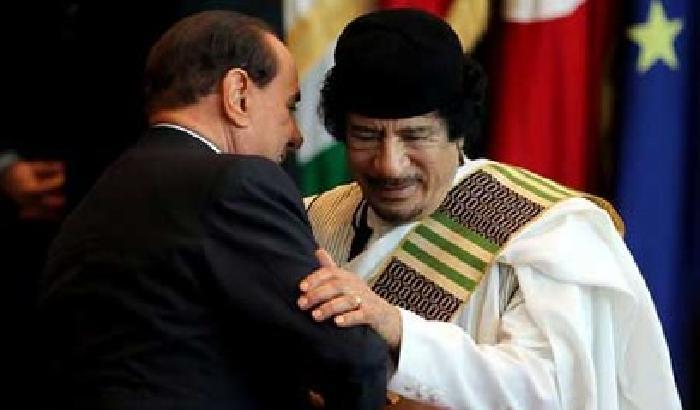 Gheddafi e Berlusconi