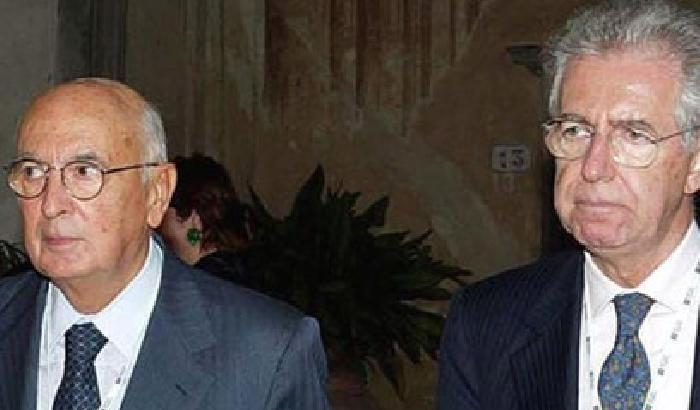 Napolitano e Monti