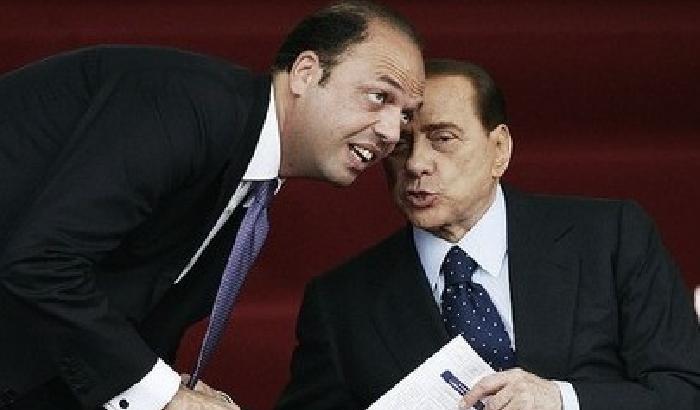 Silvio ha fatto piangere Alfano