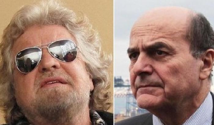 Grillo a Bersani: i parlamentari Pd si riducano lo stipendio