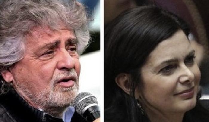 Grillo insulta la Boldrini: non capisce