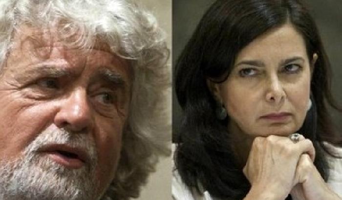 Grillo ancora contro Boldrini: offende le donne