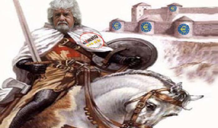 Grillo si prepara alla nuova crociata europea