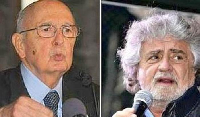 M5s: domani la richiesta di impeachment contro Napolitano