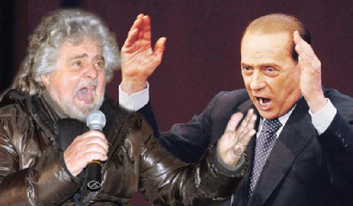 Grillo attacca: Berlusconi è il più grande «contapalle»