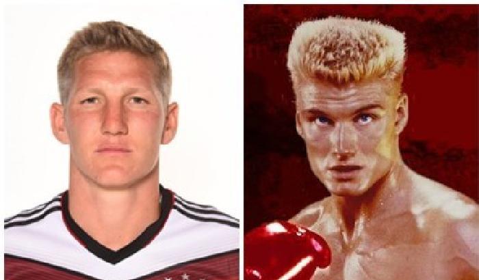 I sosia di Brazil 2014: Schweinsteiger come Ivan Drago