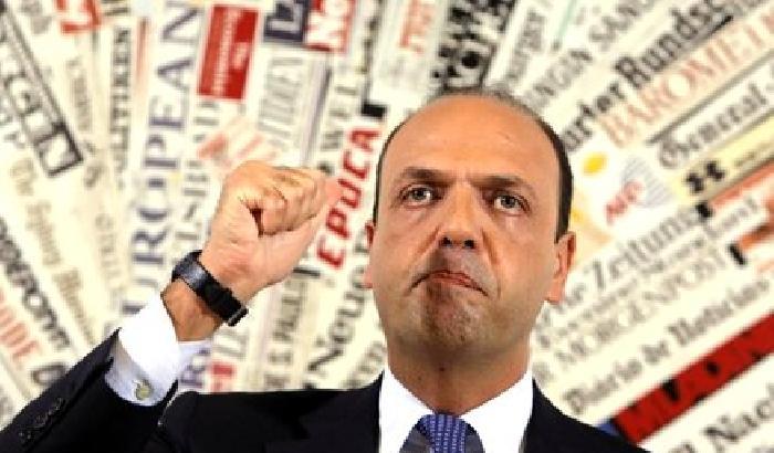 Il ministro dell'Interno Angelino Alfano