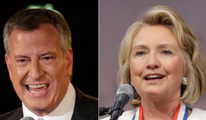 De Blasio: non mi candido, a Hillary dico, svolta a sinistra