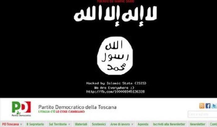 L'Isis attacca il sito del Pd Toscana