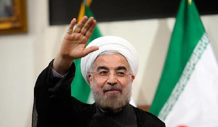 Il presidente dell'Iran Hassan Rohani