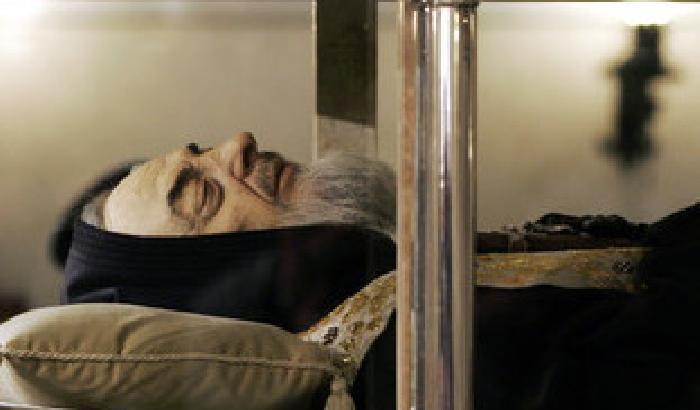 La spoglie di Padre Pio a Roma: percorso blindato