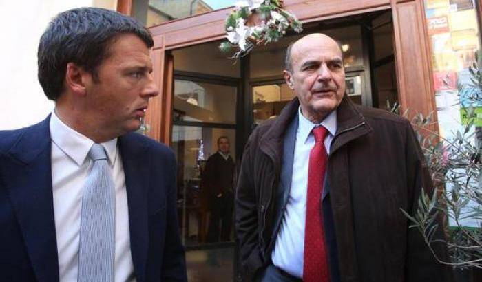 Bersani, valigie pronte: il muro lo ha alzato Renzi