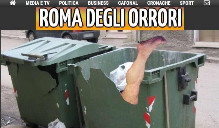 La copertina di Dagospia