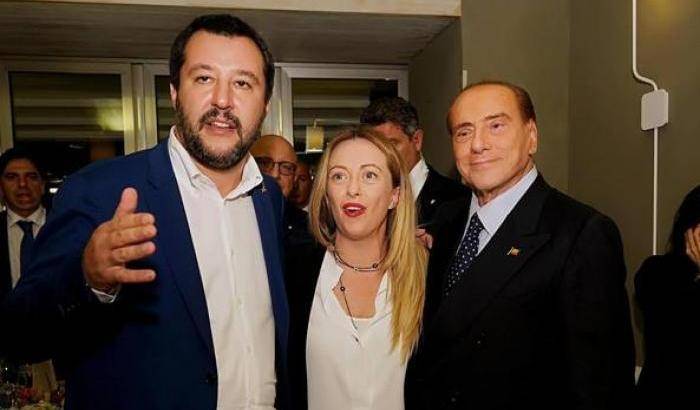 Matteo Salvini, Giorgia Meloni, Silvio Berlusconi