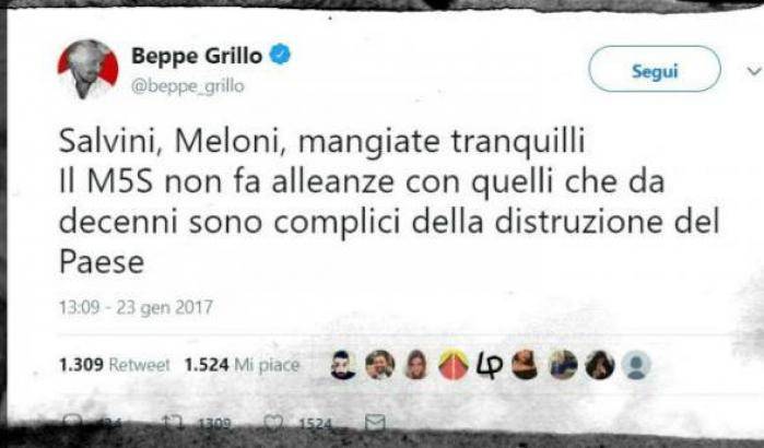 C'eravamo tanto odiati: i 9 anni di insulti dei 5 Stelle al socio Salvini