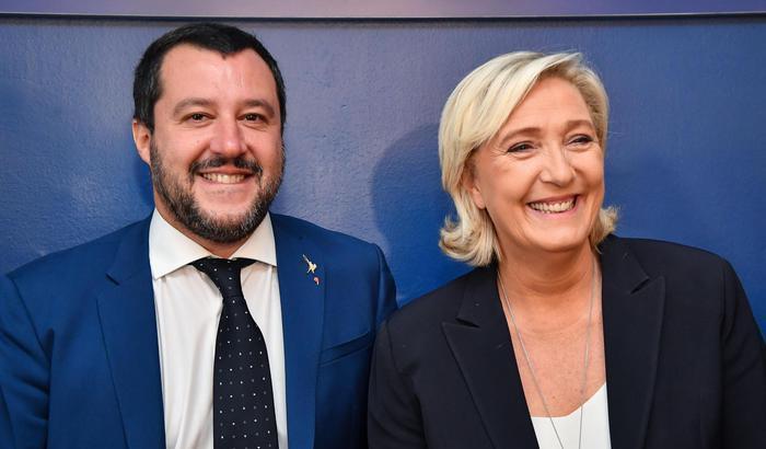 Salvini e Le Pen