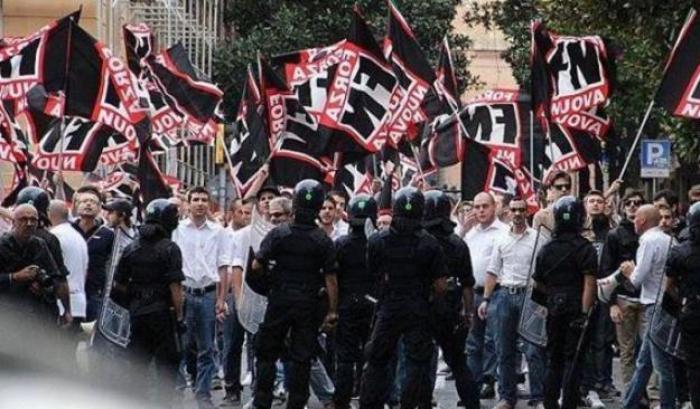 Via i fascisti da San Lorenzo: l'Anpi ferma la sceneggiata fascista di Forza Nuova