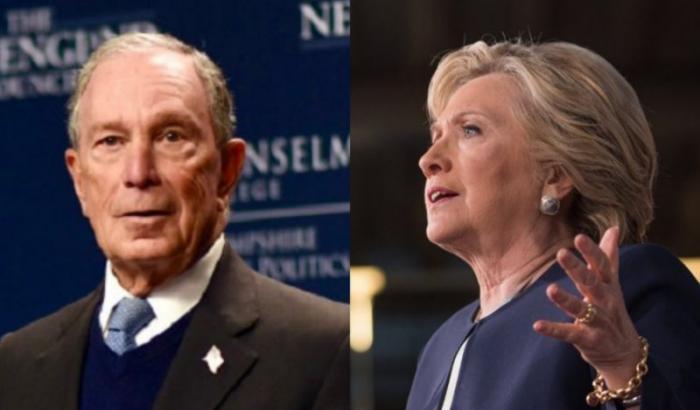 Hillary e Bloomberg uniti contro Trump ma non si ricandideranno nel 2020