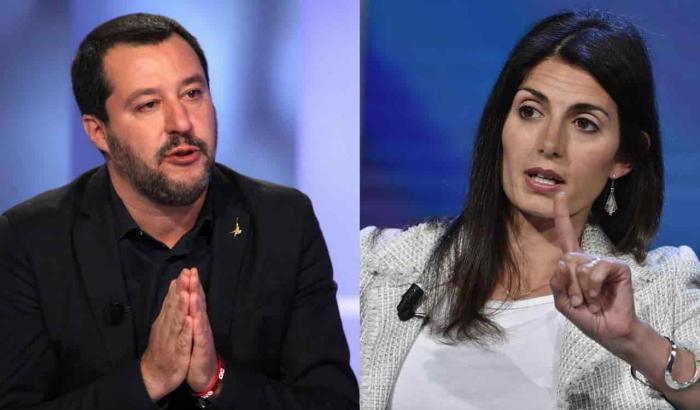 Raggi: "Noi stufi delle sue chiacchiere sulla pelle dei romani"