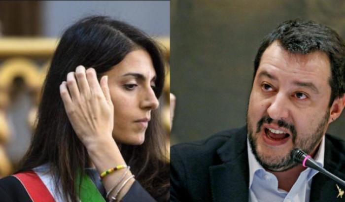 Salvini vuole conquistare quella che chiamava 'Roma ladrona': "Non voglio più che la Raggi sia sindaco"