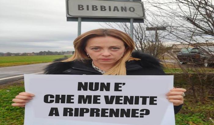 "Mi venite a riprendere?": la rivalsa della rete contro la Meloni a Bibbiano