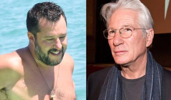 Matteo Salvini e Richard Gere