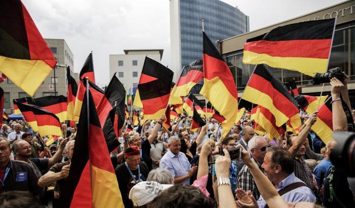 Manifestazione estrema destra in Germania
