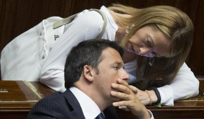 Renzi e Meloni