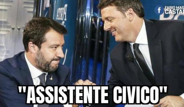 M5s all'attacco di Italia Viva: "Renzi è l'assistente civico di Salvini"