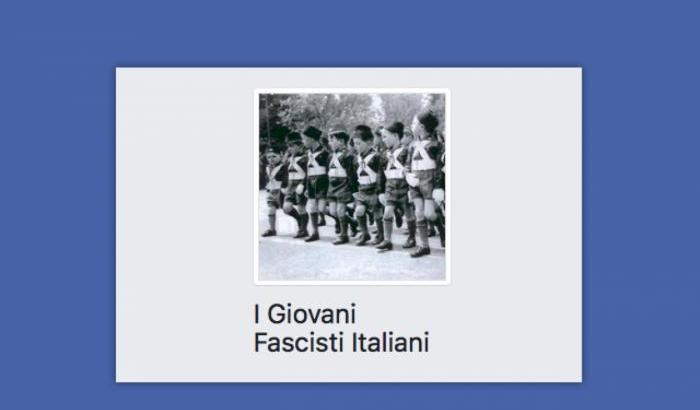 Pagine Facebook fasciste