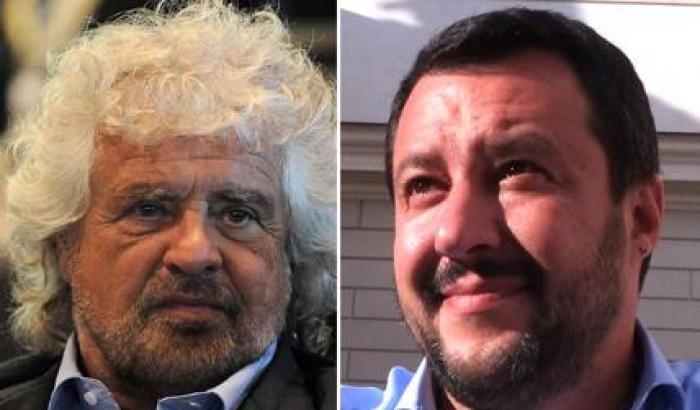 Salvini (quello dei napoletani colerosi) critica Grillo per le offese ai romani