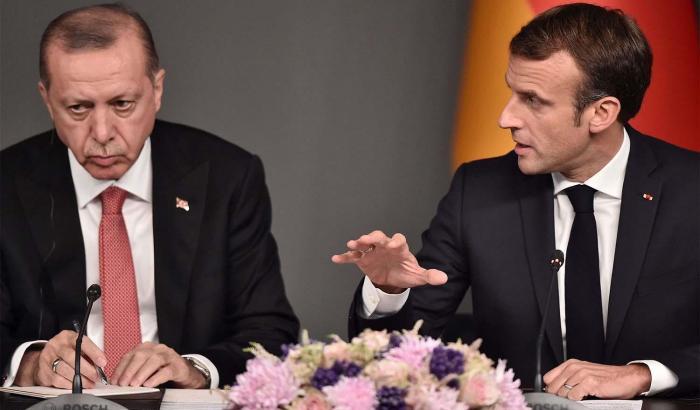 Erdogan e Macron