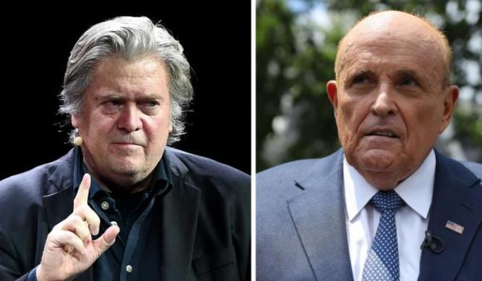 Il piano orchestrato da Giuliani e Bannon per delegittimare Biden: ritardare le certificazioni di voto