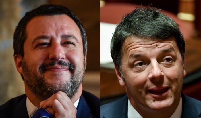 Salvini gioca sporco e aizza Renzi contro Conte: "Se lo vuole far cadere passi dalle parole ai fatti"