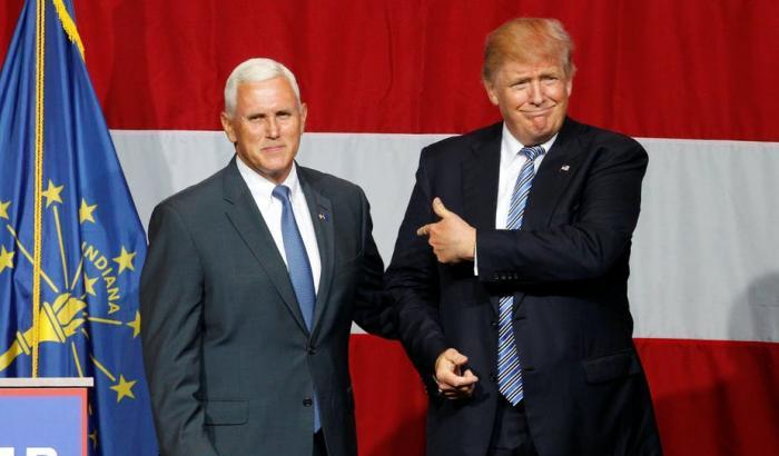 Dopo una settimana di gelo il primo colloquio tra Donald Trump e Mike Pence