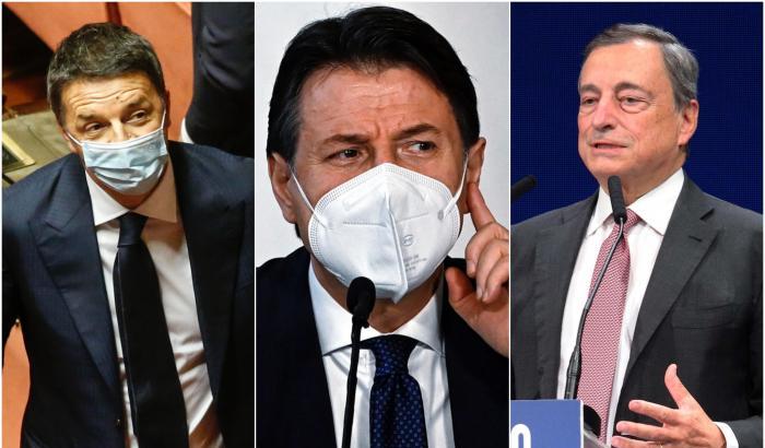 Il sondaggio: Draghi e Conte i più apprezzati, Renzi ultimo