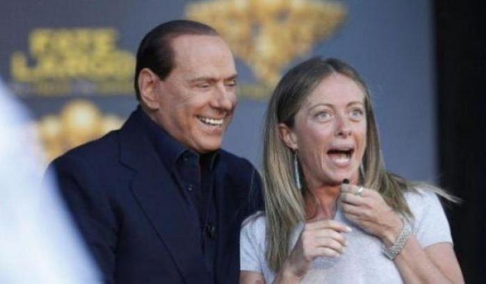 Silvio Berlusconi e Giorgia Meloni