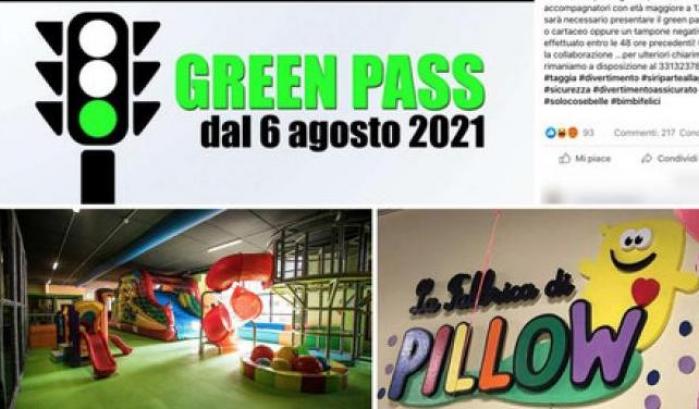 Parco giochi annuncia che il green pass sarà obbligatorio: titolari riempiti di insulti e minacce