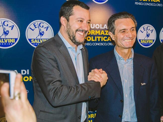 Caso camici, arriva la solidarietà della Lega per Fontana, Salvini: "Richiesta dei pm vergognosa"