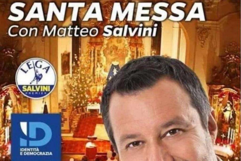 Don Rocco D'Ambrosio: “Pubblicizzare una messa con l’immagine di Salvini è offensivo. E blasfemo”