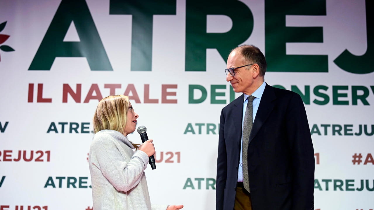 Sondaggi politici: Fratelli d'Italia sempre in testa davanti al Pd di Letta