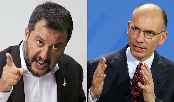 Letta risponde a Salvini: "Mai più insieme. Il governo di larghe intese termina con questo Parlamento"