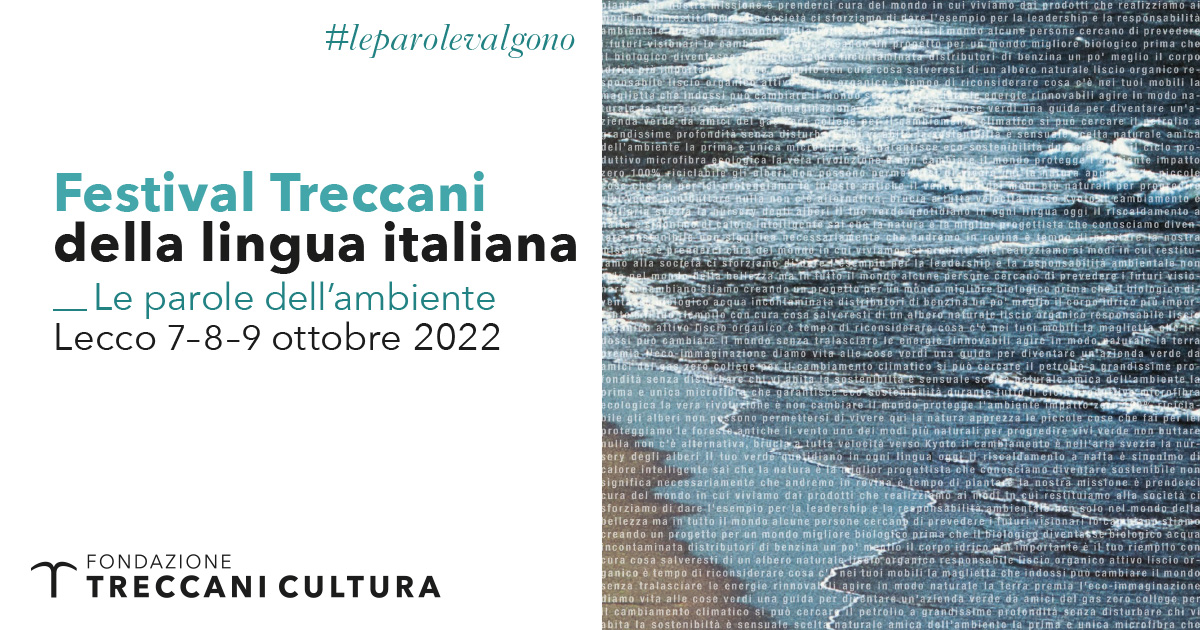 Lecco ospita la quinta edizione del Festival della Treccani della lingua italiana