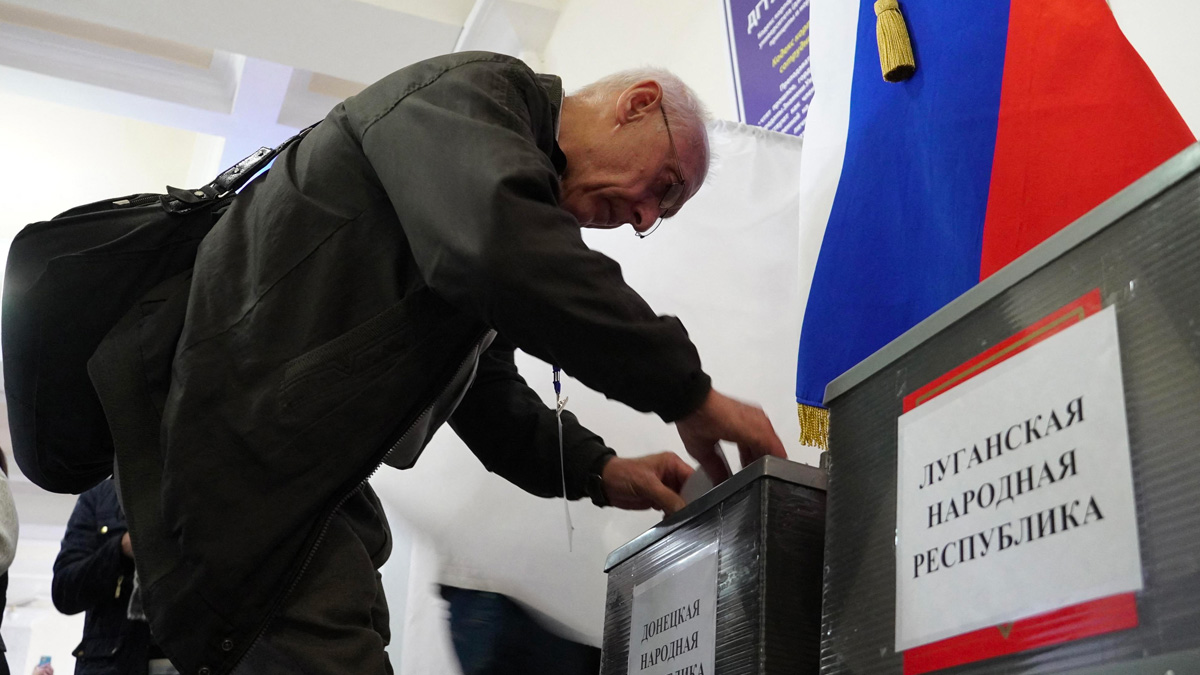 La Russia ufficializza i dati dei referendum farsa: "Ha votato più del 50% della popolazione"