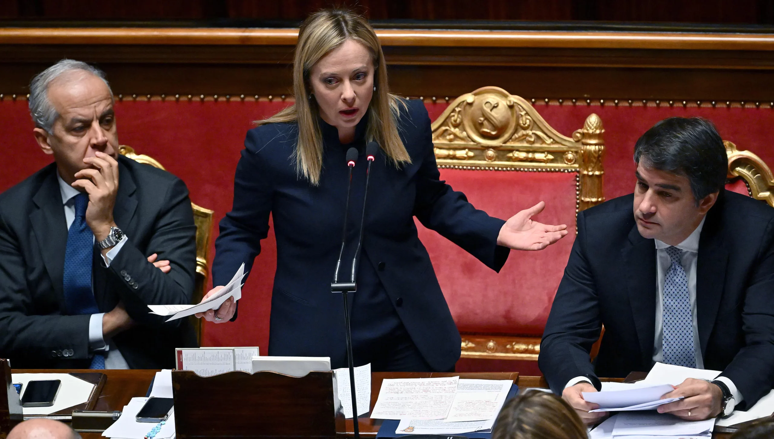 Giorgia Meloni nella Sala delle Donne a Montecitorio: "Vedremo anche un Capo dello Stato donna"