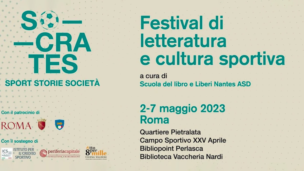 "Festival Sócrates, Sport Storie Società": ospiti Valerio Aprea, Franco Arminio, Peppe Servillo e Walter Sabatini