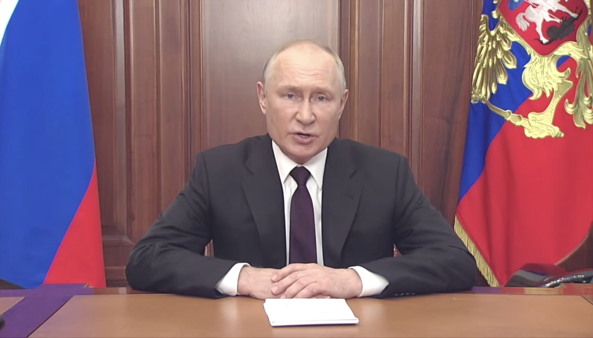 Putin si dice pronto ad una tregua purché quello che ha illegalmente annesso diventi Russia