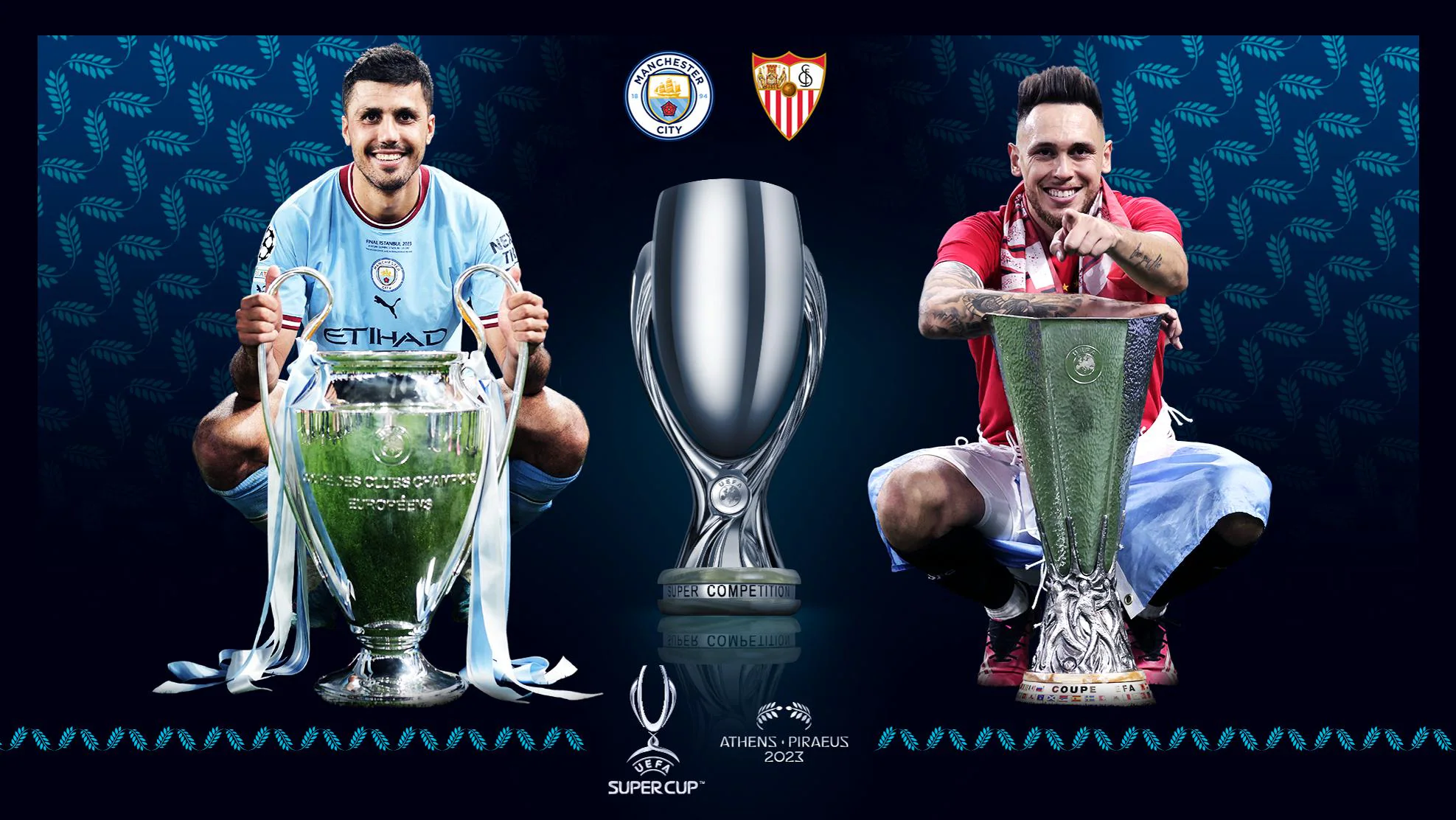 Manchester City - Siviglia, alle 21 la Supercoppa Europea: dove vederla in streaming gratis