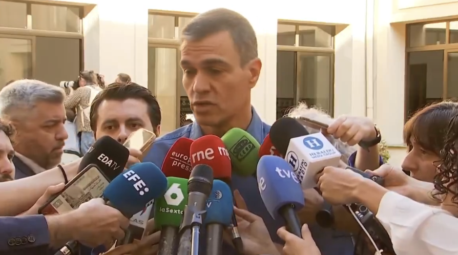 Pedro Sanchez: "In gioco un'Europa di progresso che va avanti ed eviti che i reazionari la portino indietro"