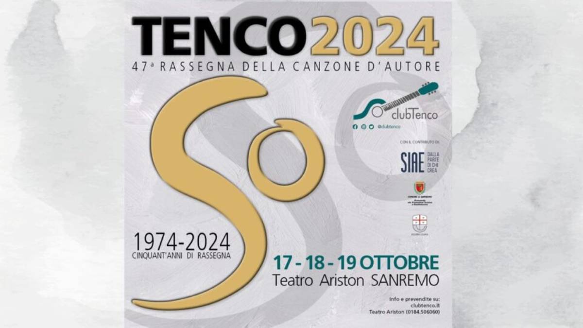 Al via la 50° edizione del Premio Tenco